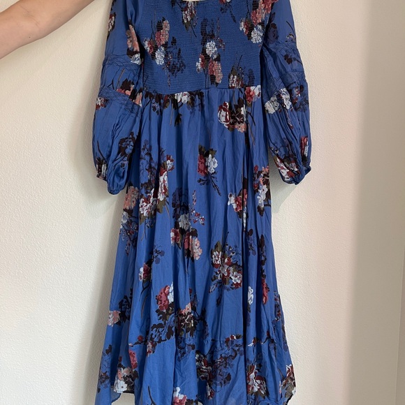 Free People Dresses & Skirts - Floral Blue Dress